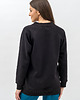 bluza bez kaptura damska Bluza basic ciepła ,,SEDA"  czarny 3
