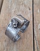 bransoletki wire wrapping Krzemień pasiasty - bransoletka regulowana 3
