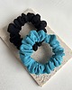 gumki do włosów 2 jedwabne gumki scrunchies Jackie & Black Silk 2