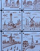 kafle i panele Zestaw kafle holenderskie ręcznie malowane kafle płytki delft 1