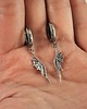 kolczyki srebrne Smocze kolczyki ze srebra na biglach 3