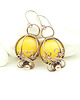 kolczyki wire wrapping Kolczyki z agatem 5