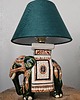 lampy stołowe Lampa ceramiczna słoń 8