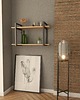 regały i półki Półka Wiszaca na Ściane 60 cm Loft Dąb Złoty Regał Nowoczesna 4