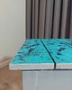 stołki Własnoręcznie malowany handmade taboret w pastelowych kolorach art deco 6