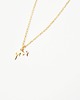 złote naszyjniki Gold Plated Tiny Fox Necklace 1