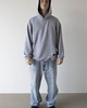 bluzy męskie Bluza z kapturem OVERSIZE Flow Grey 3