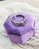 pierścionki srebrne Pierścionek Labradoryt regulowany stal chirurgiczna handmade 3