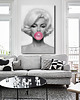obrazy MARILYN Monroe WITH BUBBLE GUM - dekoracja 2