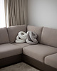 poduszki supły Poduszka Łańcuch, Chain Pillow Jasnoszara 3