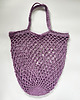 torby na ramię Torebka siatka typu shopper bag fioletowa 1
