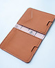 portfele męskie Portfel -  Card holder - skóra wegańska z kukurydzy - cognac - unisex 2