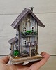 figurki i rzeźby Ręcznie robiony rustykalny drewniany domek 1