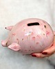 figurki i rzeźby Skarbonka Różowa Świnka Ceramiczna 4