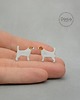 kolczyki ceramiczne Jack russell terrier mini- ceramiczne kolczyki 1
