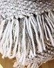 czapki damskie Zestaw czapka szalik miękka i ciepła wełna ozdobne frędzle handmade 6