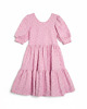 sukienki dla dziewczynki Sukienka różowa w serduszka 5