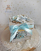 kartki scrapbooking Exploding box urodzinowy "ForeverBlue" GOTOWY 1