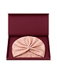 opaski do włosów LE SILQUE Jedwabny turban na włosy  - ROSE GOLD 3