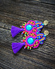 kolczyki soutache Etniczne  kolczyki soutache z chwostami 3