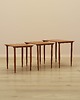 stoliki kawowe Komplet trzech stolików tekowych, duński design, lata 70, produkcja: Dania 1