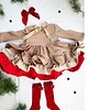 sukienki dla dziewczynki Sukienka Dresowa  Red Merry Frill 3