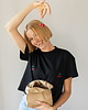 t-shirt damskie T-shirt Crop-Voila Czarny Wiśnie 3