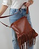 torby na ramię Torebka damska na ramię z frędzlami ze skóry naturalnej 3