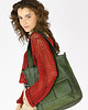 torby na ramię Torebka damska shopper A4 skóra naturalna - MARCO MAZZINI zielona 5