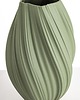 wazony Wazon porcelanowy 34x18x18 cm MARIKO zielony 2