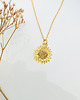 złote naszyjniki Naszyjnik ze słonecznikiem, złoty słonecznik 4