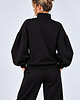 bluza bez kaptura damska Bluza ,,ARIA" Czarny 3