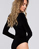body damskie Welurowe body-czarne(M-567) 5