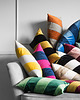 poduszki gładkie Stripes niebieska poduszka dekoracyjna 50x30 2