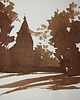 grafiki i ilustracje WYPRZEDAŻ SZTUKI! Rysunek ecolina tusz Kościół  oryginalny A5 15x21 cm 1