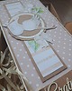 kartki scrapbooking Kartka z okazji narodzin córeczki (w pudełku) 1