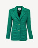 komplety damskie Zielony garnitur w geometryczne wzory 7
