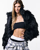 kurtki damskie Sztuczne futro długi włos black faux FUR(IOUS) Jacket 2