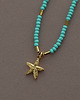 chokery Turkusowy naszyjnik na lato z rozgwiazdą 5