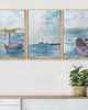 obrazy Akwarela Morski pejzaż oryginalny obraz 300g A4 21x30 cm 1