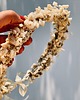 Ślubne ozdoby do włosów Delikatny, biały ślubny wianek z suszonych, naturalnych roślin 1