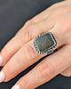 pierścionki srebrne Pierścionek kosmos- Matrix opal 3
