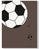 obrazy i plakaty do pokoju dziecięcego Plakat dla dzieci Soccer Ball 6