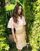spódnice midi Spódnica Satynowa Baby Pink Margaret 7