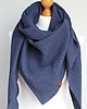 szale damskie Bawełniana chusta muślinowa JEANS, modna chusta 2