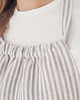 fartuchy kuchenne Lniany fartuszek classic GRAY STRIPES 1