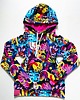 bluza z kapturem damska Bluza kolorowa abstrakcja 2