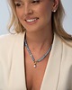 bransoletki - inne Złoty naszyjnik z akwamarynem i cyrkonią Paraiso Serenaya 2