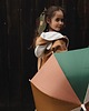 bluzy dla dziewczynki Bluza z kapturem z uszami słonia dla dziecka brązowa 2