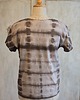 t-shirt damskie T-shirt shibori farbowany roślinami Square 2